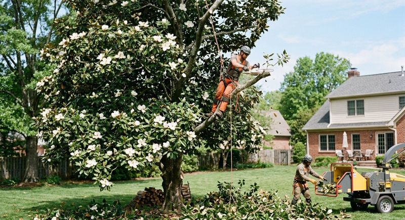 Magnolia Tree Pruning in Pottstown, PA