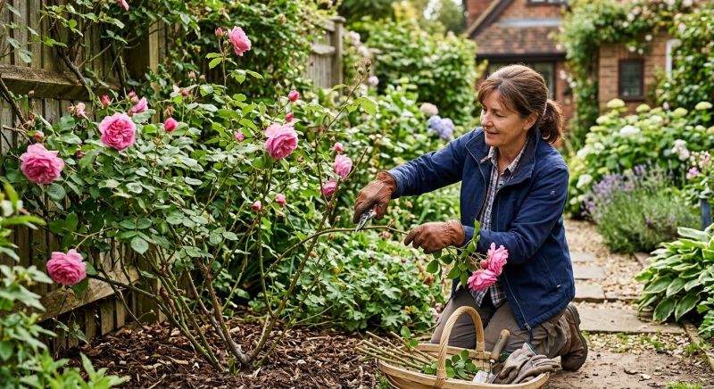 Rose Bush Pruning in Ventura County, CA